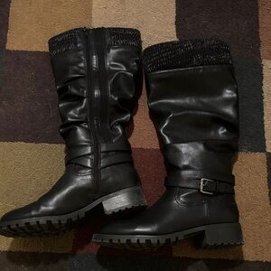Maurices Beverly Black Winter Boots